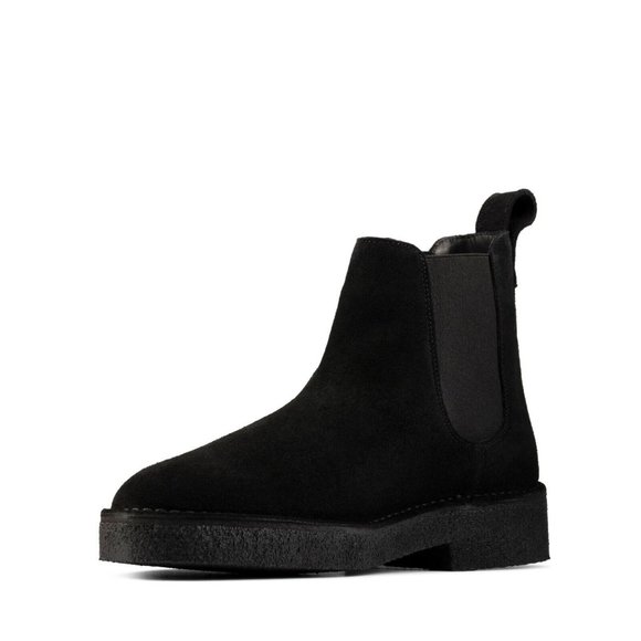 Clarks(R) DesertChelsea2 Black Suede Boot main image 11